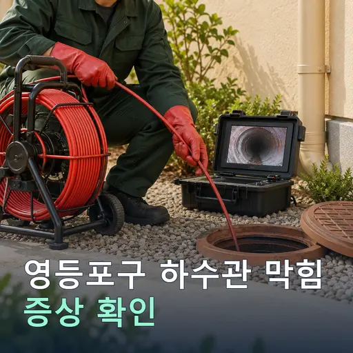 서울 영등포구 하수관막힘 - 새벽 출동·빠른 방문