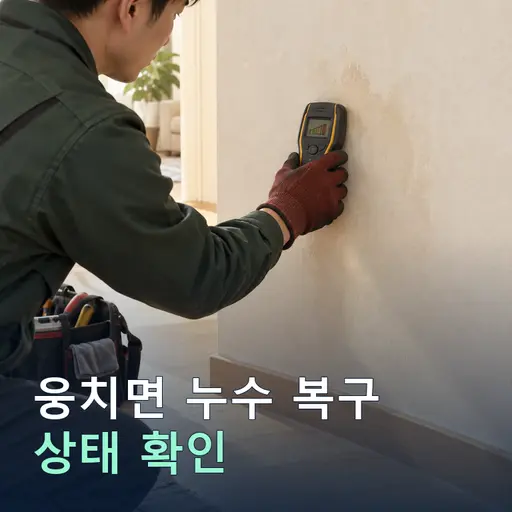 웅치면 누수피해복구 - 24시간 긴급 출동·상담