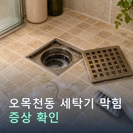 오목천동 세탁기막힘 - 24시간 긴급 출동