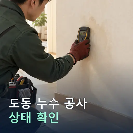 도동 누수공사 - 무료 견적·당일 방문