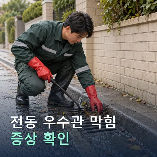 대구 중구 전동 우수관막힘 - 새벽 출동·빠른 방문