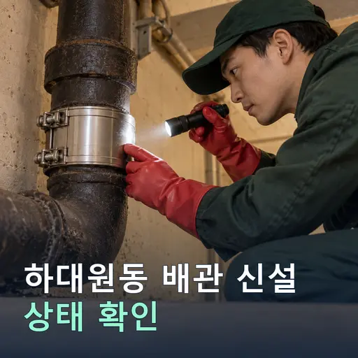 하대원동 배관 신설 - 10곳 견적 비교·상담