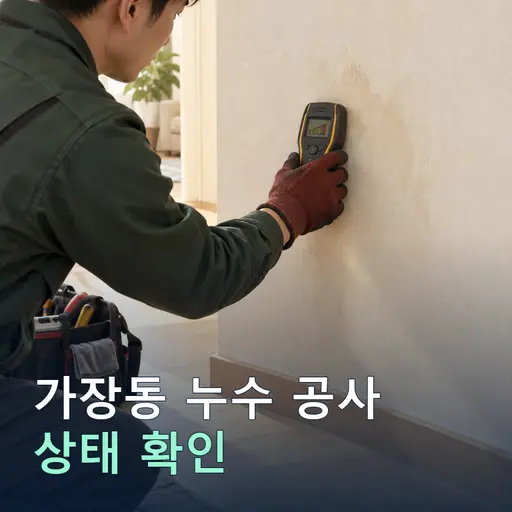 가장동 누수공사 - 24시간 긴급 출동·상담