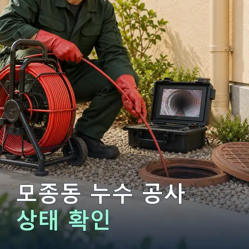 모종동 누수공사 - 노후관 진단·교체 견적