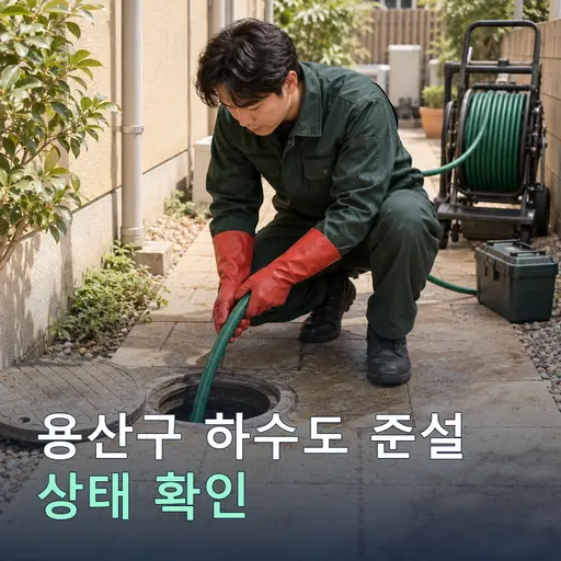 서울 용산구 하수도 준설 - 베테랑 기사·정확 작업