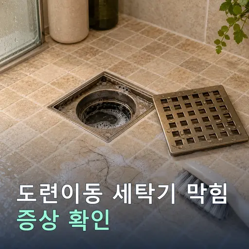 도련이동 세탁기막힘 - 견적무료·작업시간 안내