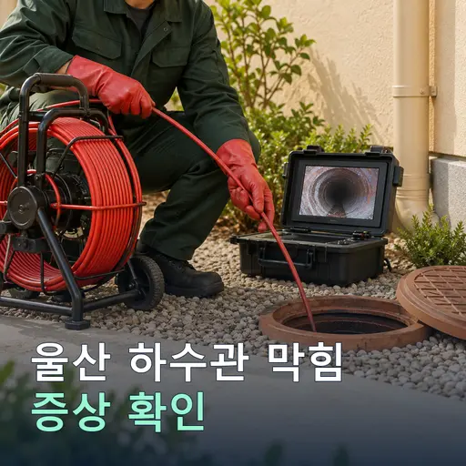 울산 하수관막힘 - 30분 출동·견적무료