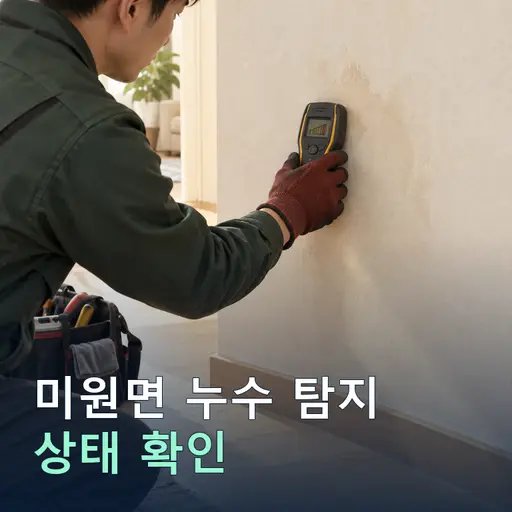 미원면 누수탐지 - 10년 경력 누수 기사