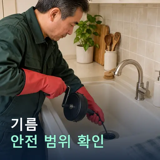 김장 후 양념·기름 안전 폐기 5단계 (싱크대 금지)
