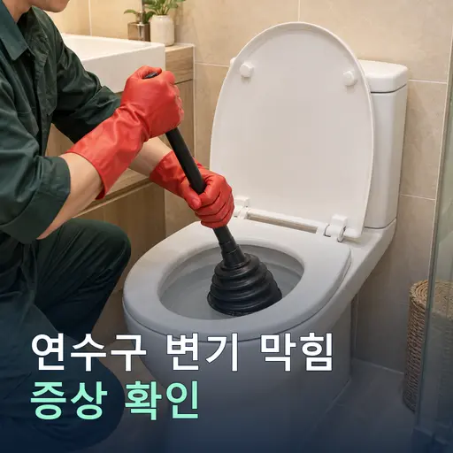 인천 연수구 변기막힘 - 1시간 이내 출동·견적무료