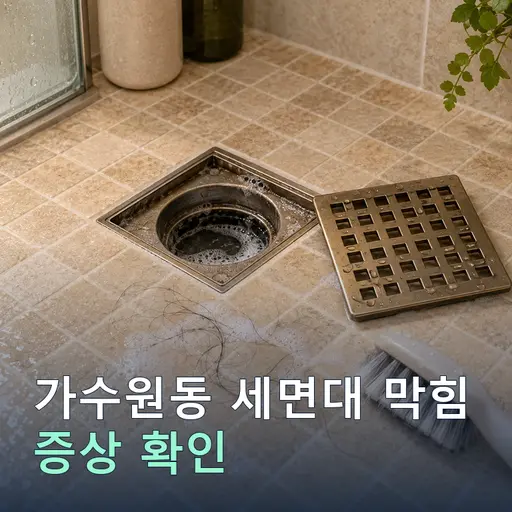 가수원동 세면대막힘 - 30분 출동·견적무료