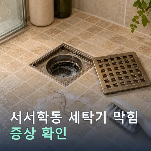 서서학동 세탁기막힘 - 정확한 진단·당일 방문
