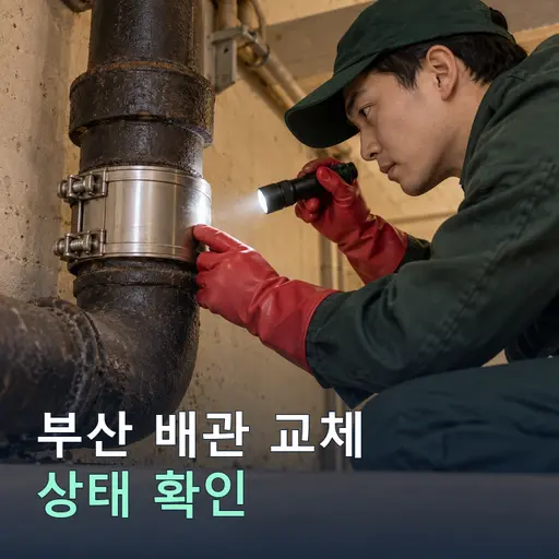 부산 배관 교체 - 당일 진단·작업시간 안내