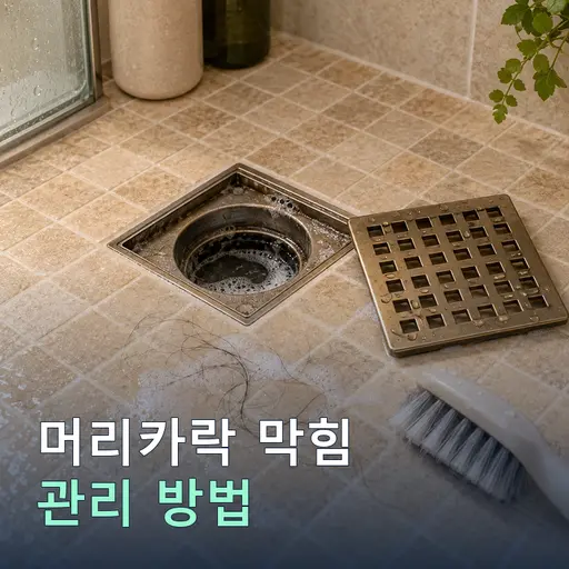 미용실 머리카락 막힘 — 트랩·집수정·고압세척 관리