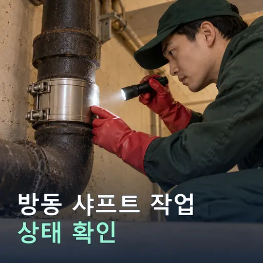 방동 샤프트작업 - 노후관 진단·교체 견적