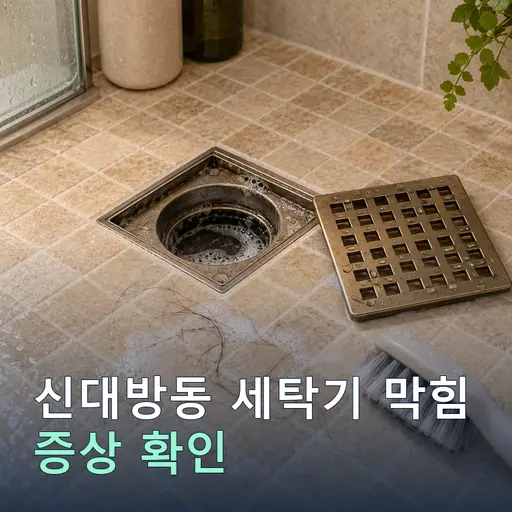 신대방동 세탁기막힘 - 베테랑 기사·당일 출장