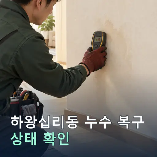 하왕십리동 누수피해복구 - 10곳 견적 비교·상담