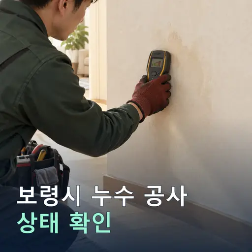 충남 보령시 신흥리 누수공사 - 10곳 견적 비교·상담