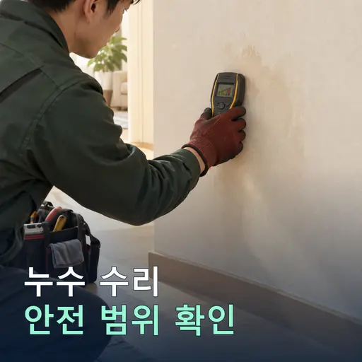 안전리 누수수리 - 10년 경력·자격증 기사