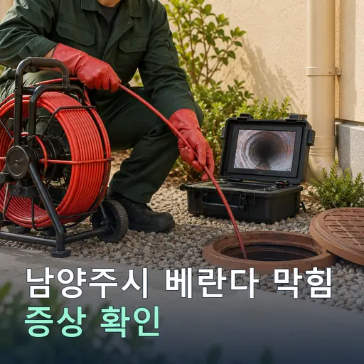경기 남양주시 금곡리 베란다막힘 - 정확한 진단·당일 방문