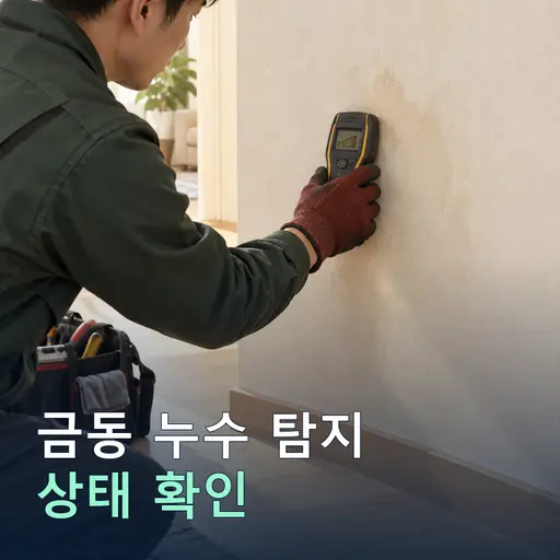 금동 누수탐지 - 내시경 진단·사진 보고