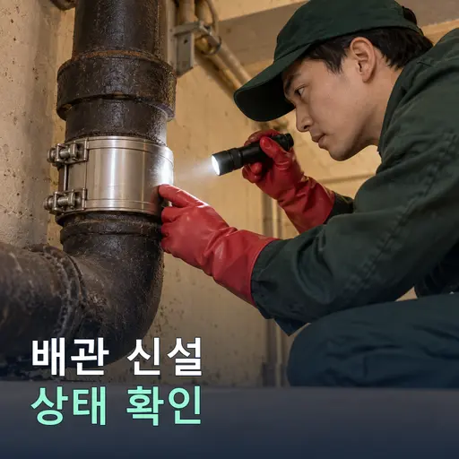 신필리 배관 신설 - 출장비 0원·신속 방문
