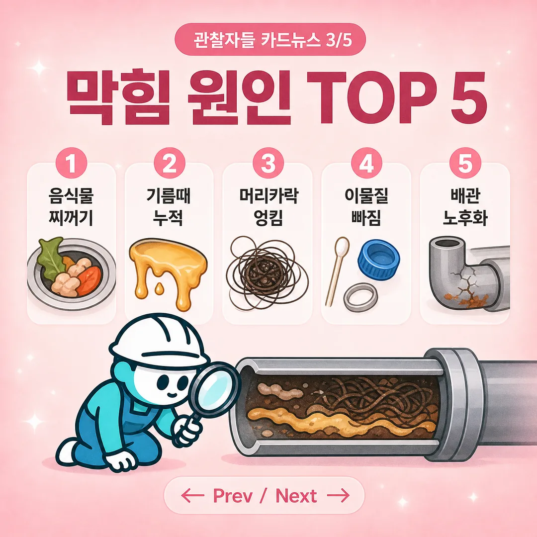 부위별 원인 가이드