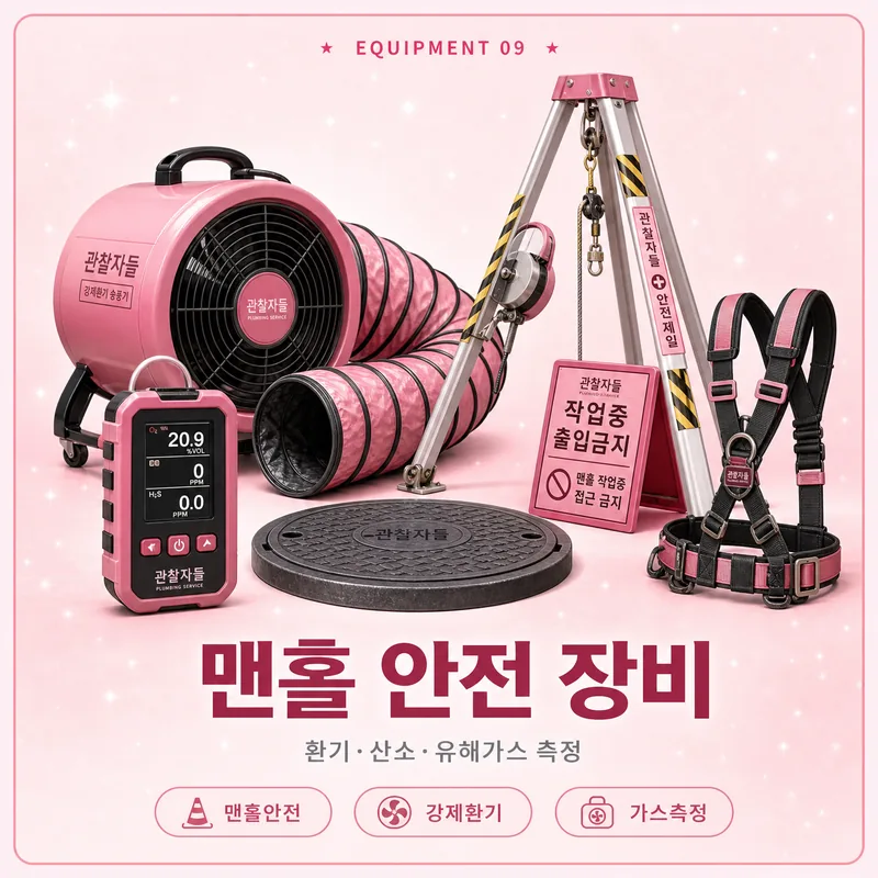 맨홀 안전 장비