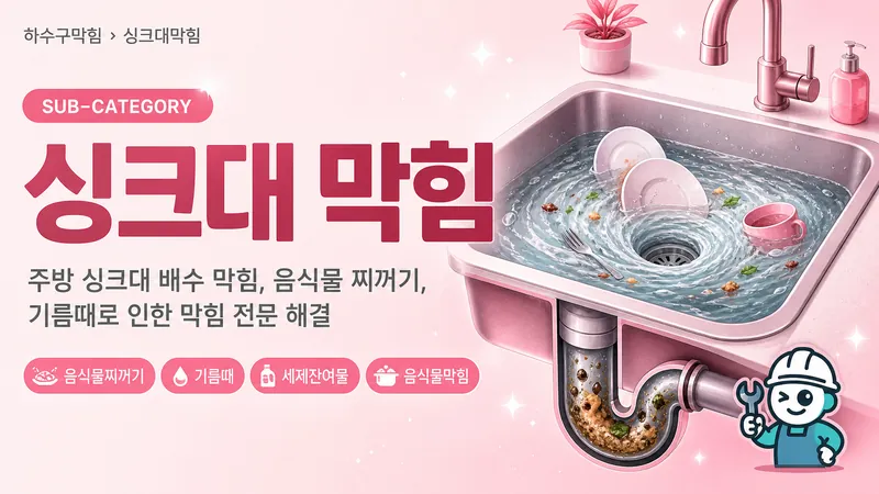 싱크대막힘
