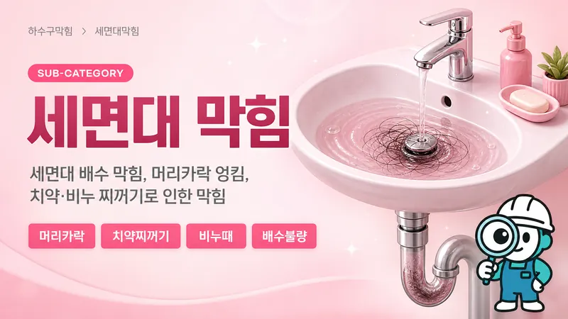 세면대막힘