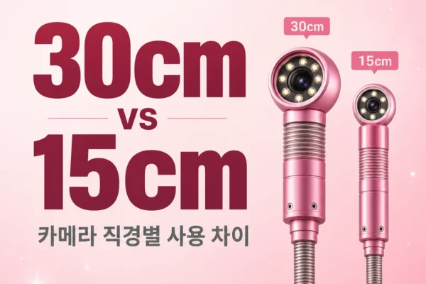 CCTV 카메라 30cm vs 15cm — 직경별 사용 차이