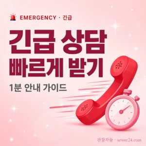 긴급 상담을 빠르게 받는 방법