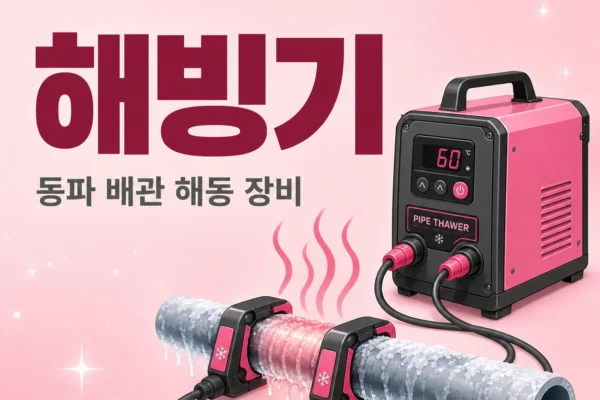 해빙기 — 동파 배관 저전압 대전류 해동 원리