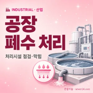공장 폐수 — 처리시설 점검과 막힘 대응