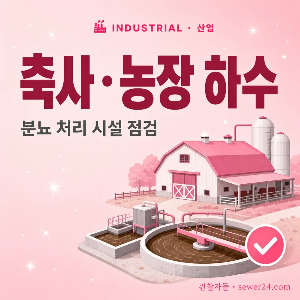 축사·농장 하수 — 분뇨 처리 시설 점검