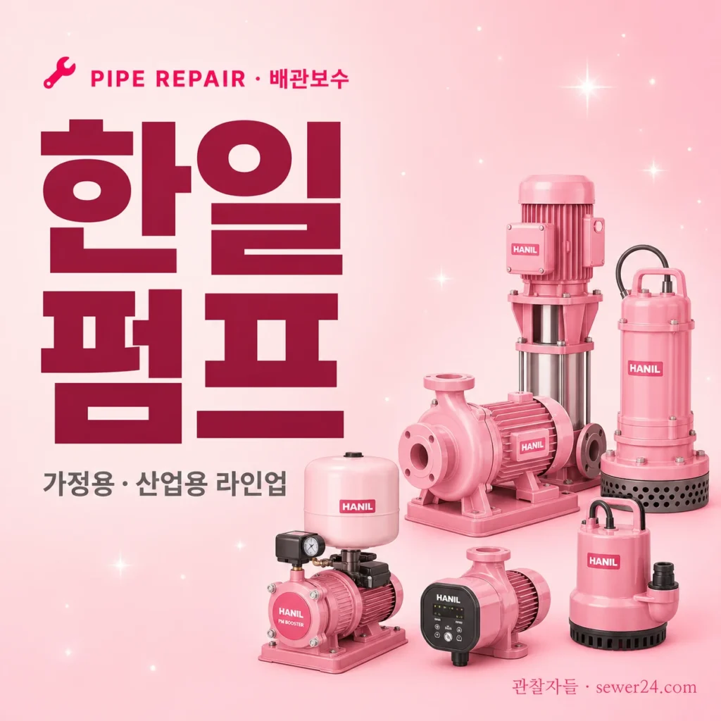 한일 펌프 — 가정용·산업용 라인업과 AS