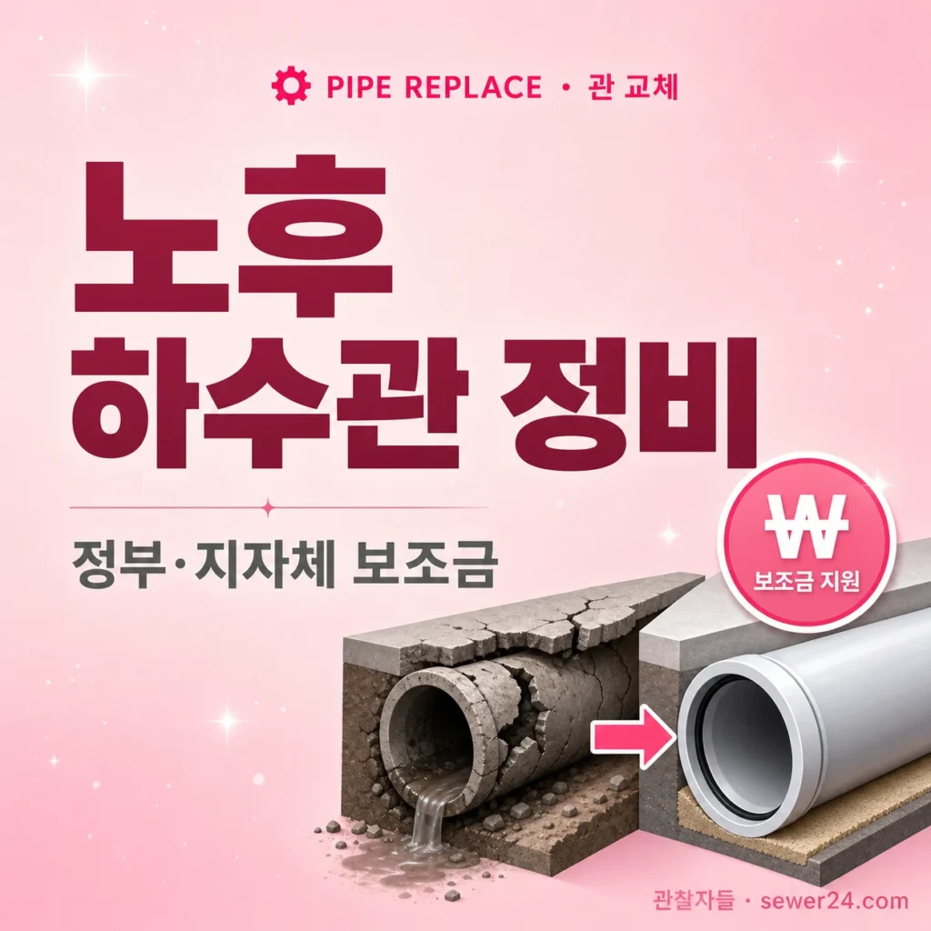 노후 하수관 정비 지원 사업 — 정부·지자체 보조금 정리