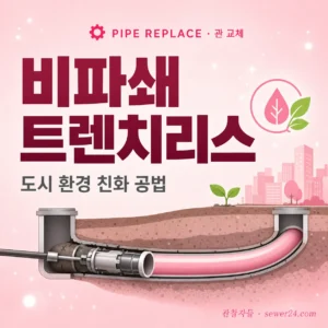 비파쇄(트렌치리스) 공법 — 도시 환경 친화