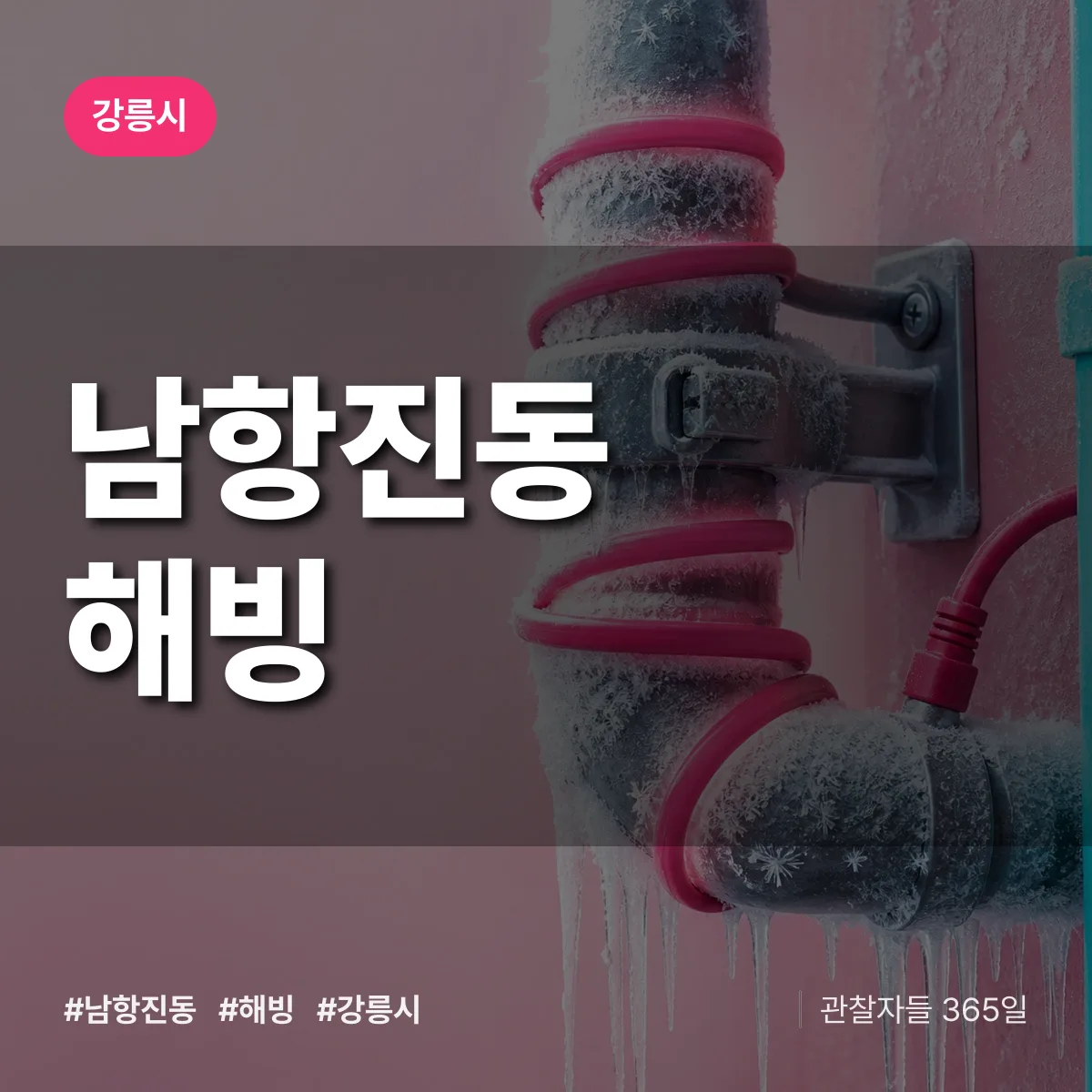남항진동 해빙 배너