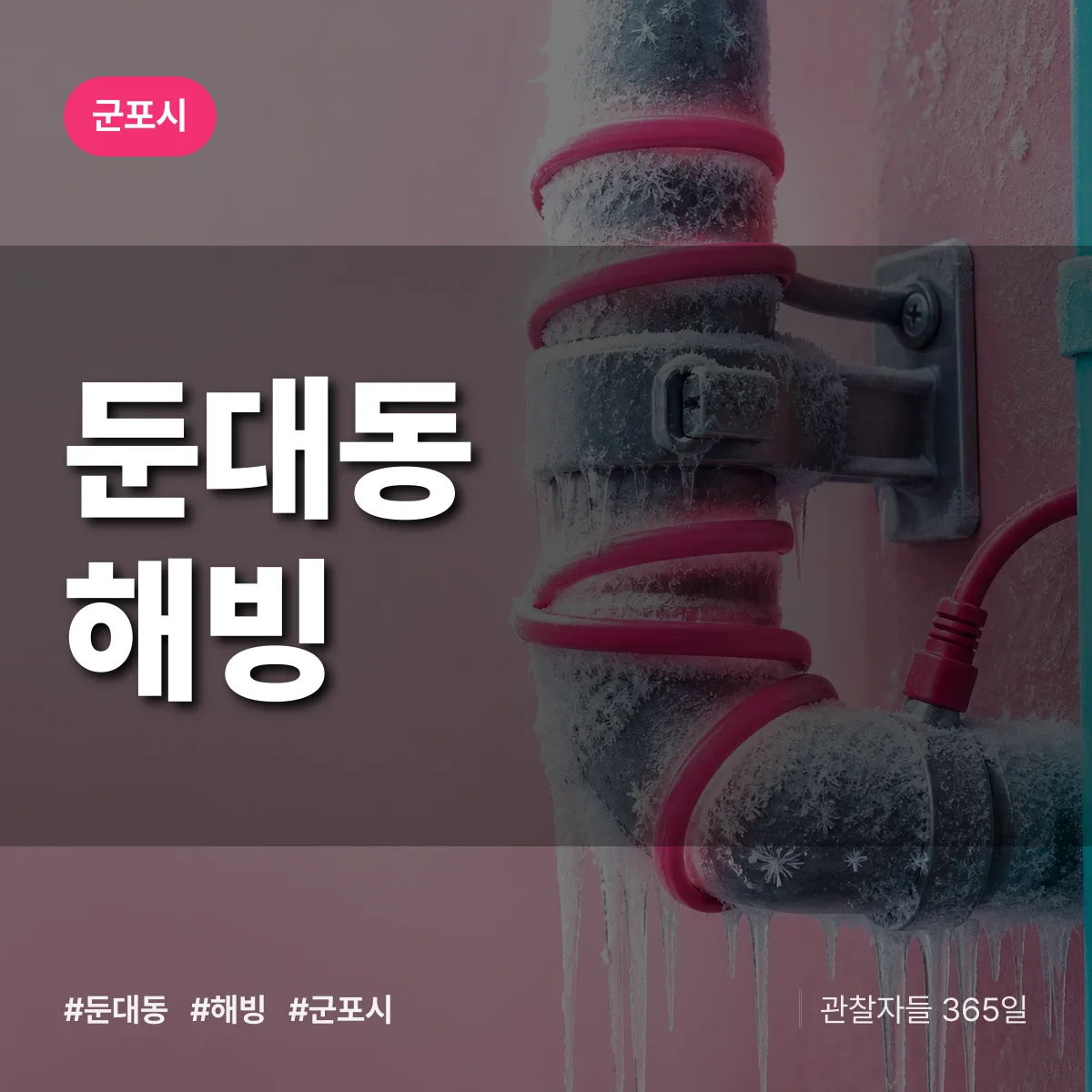 둔대동 해빙 배너