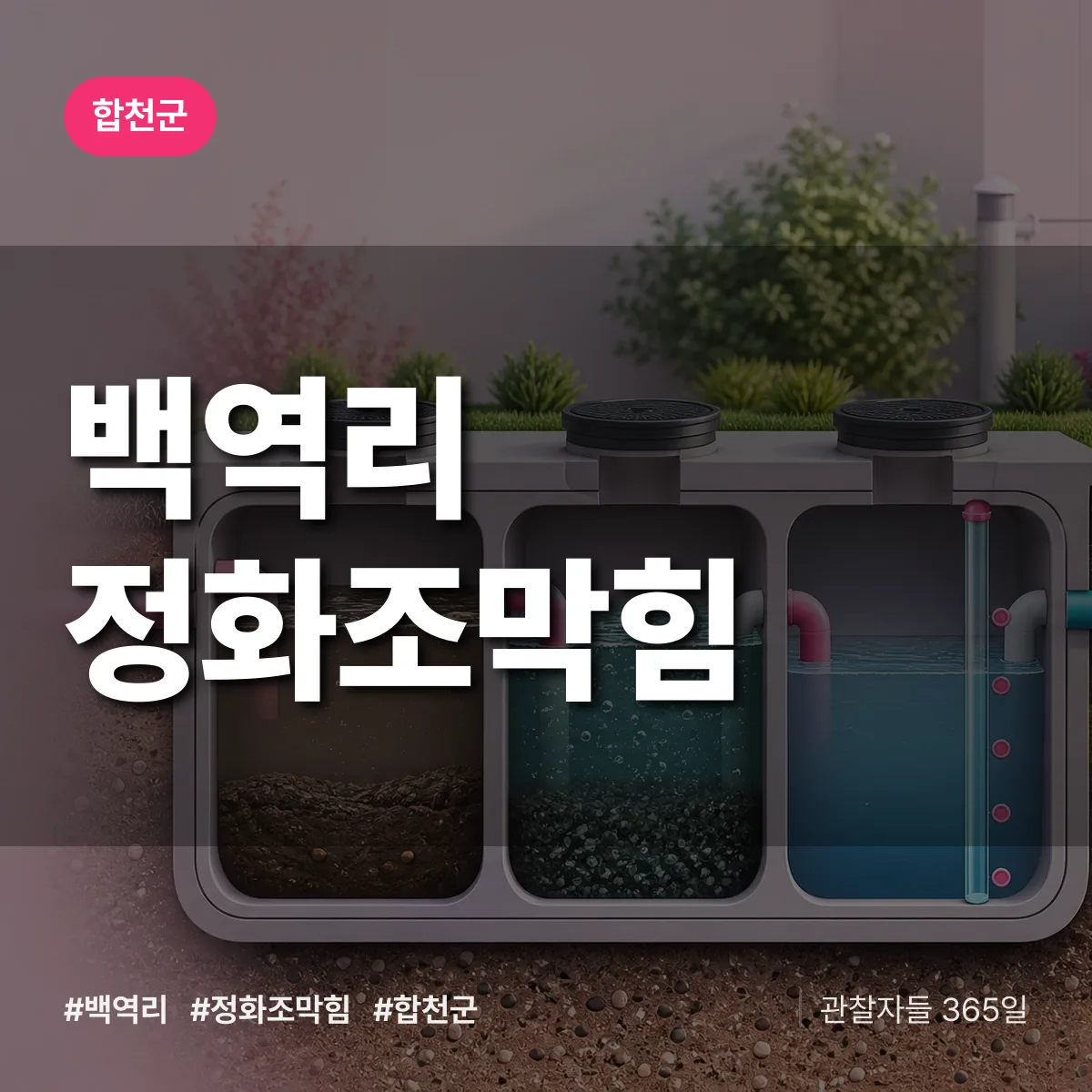 백역리 정화조막힘 배너