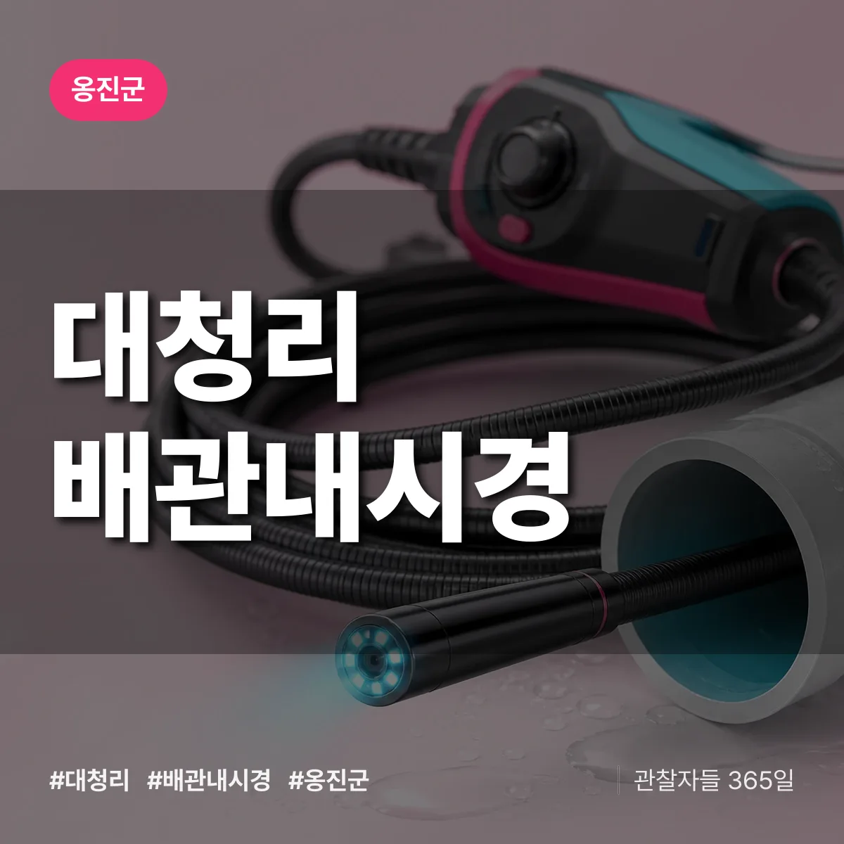 대청리 배관내시경 배너
