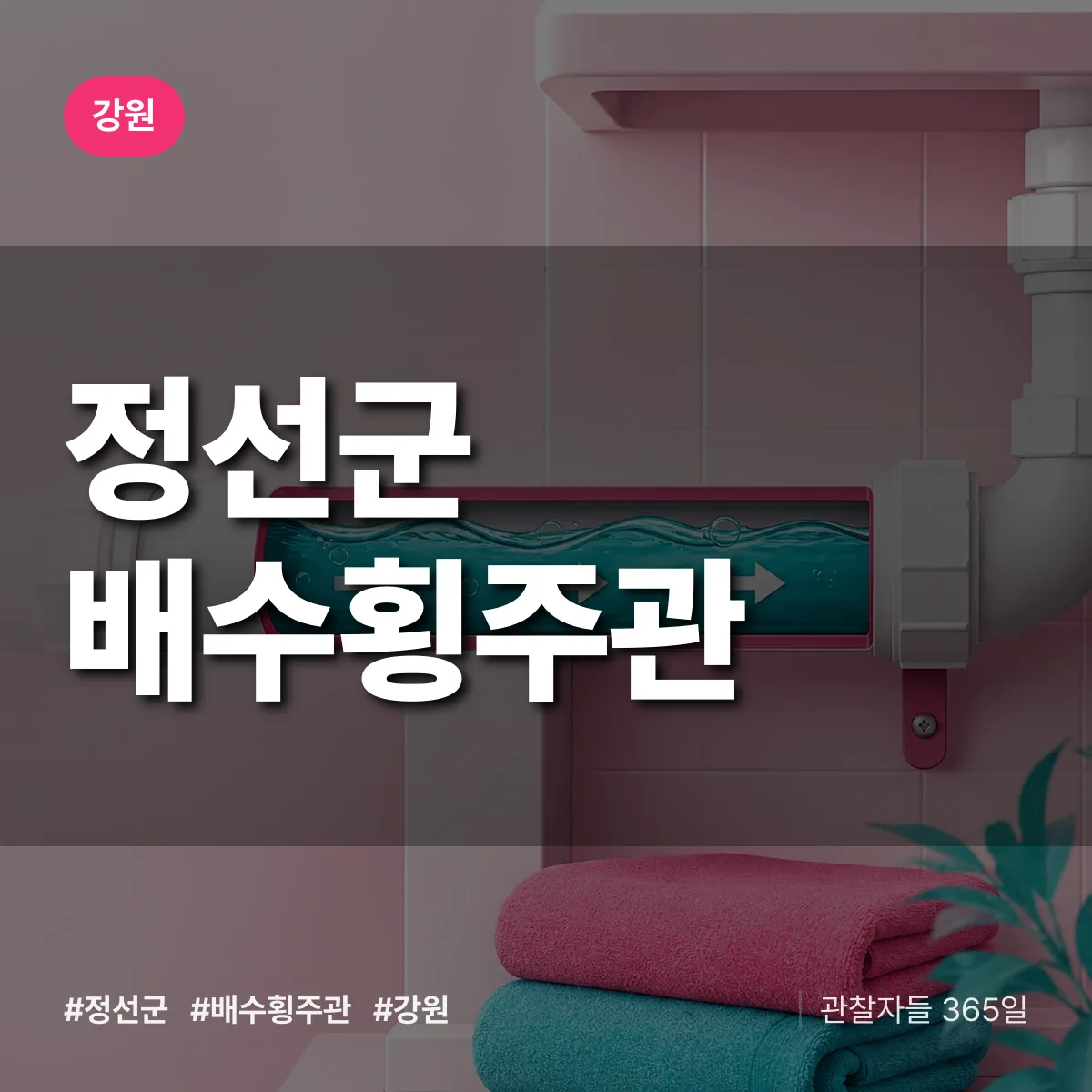 강원 정선군 배수횡주관 배너