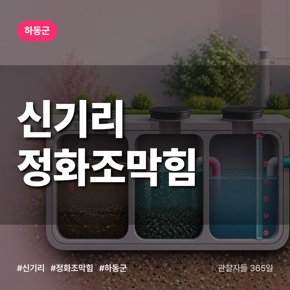 신기리 정화조막힘 배너