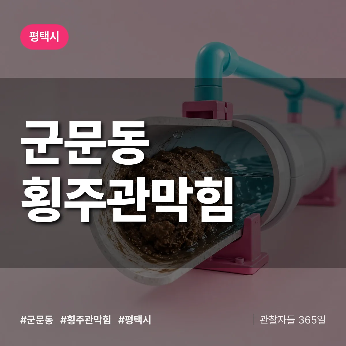 평택시 군문동 횡주관막힘 상담 배너