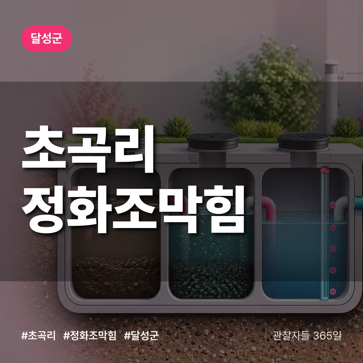 대구 달성군 초곡리 정화조막힘 배너