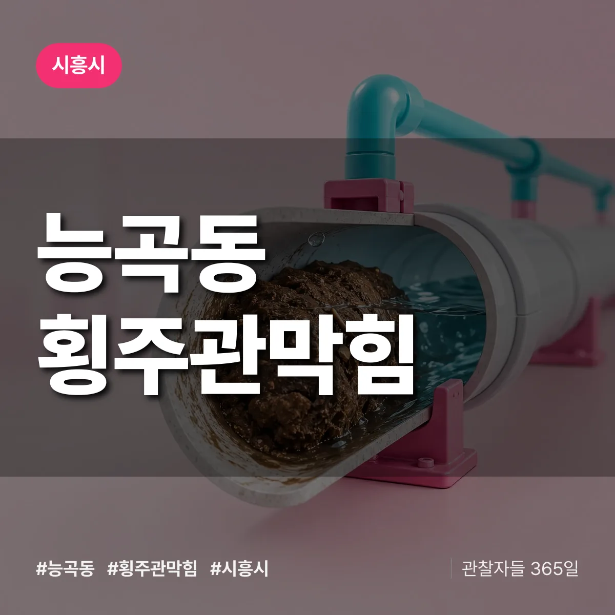 시흥시 능곡동 횡주관막힘 상담 배너