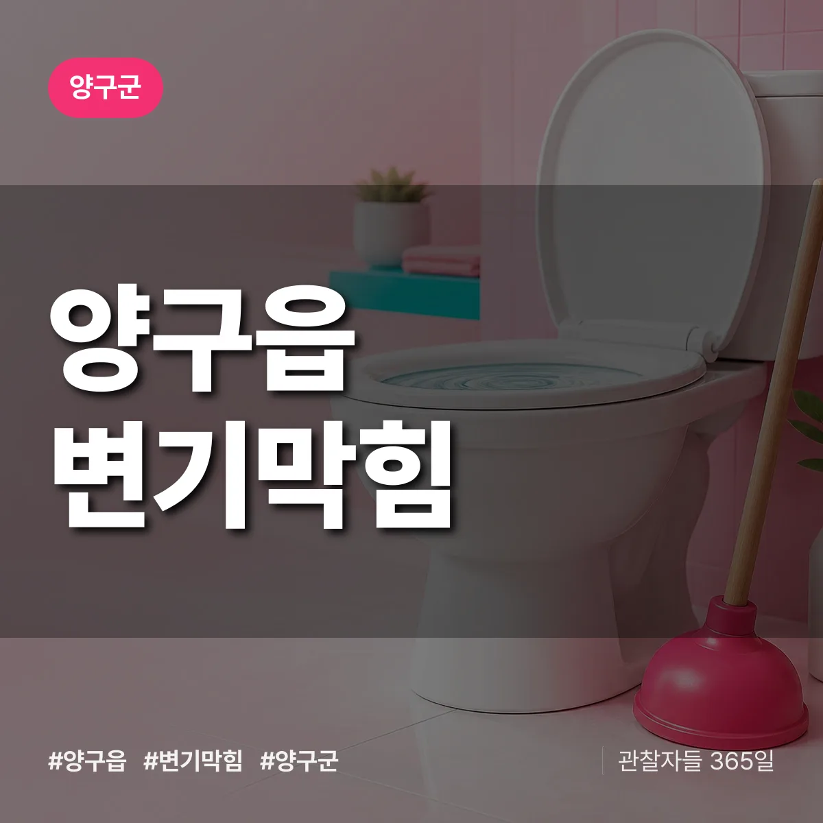 양구읍 변기막힘 배너