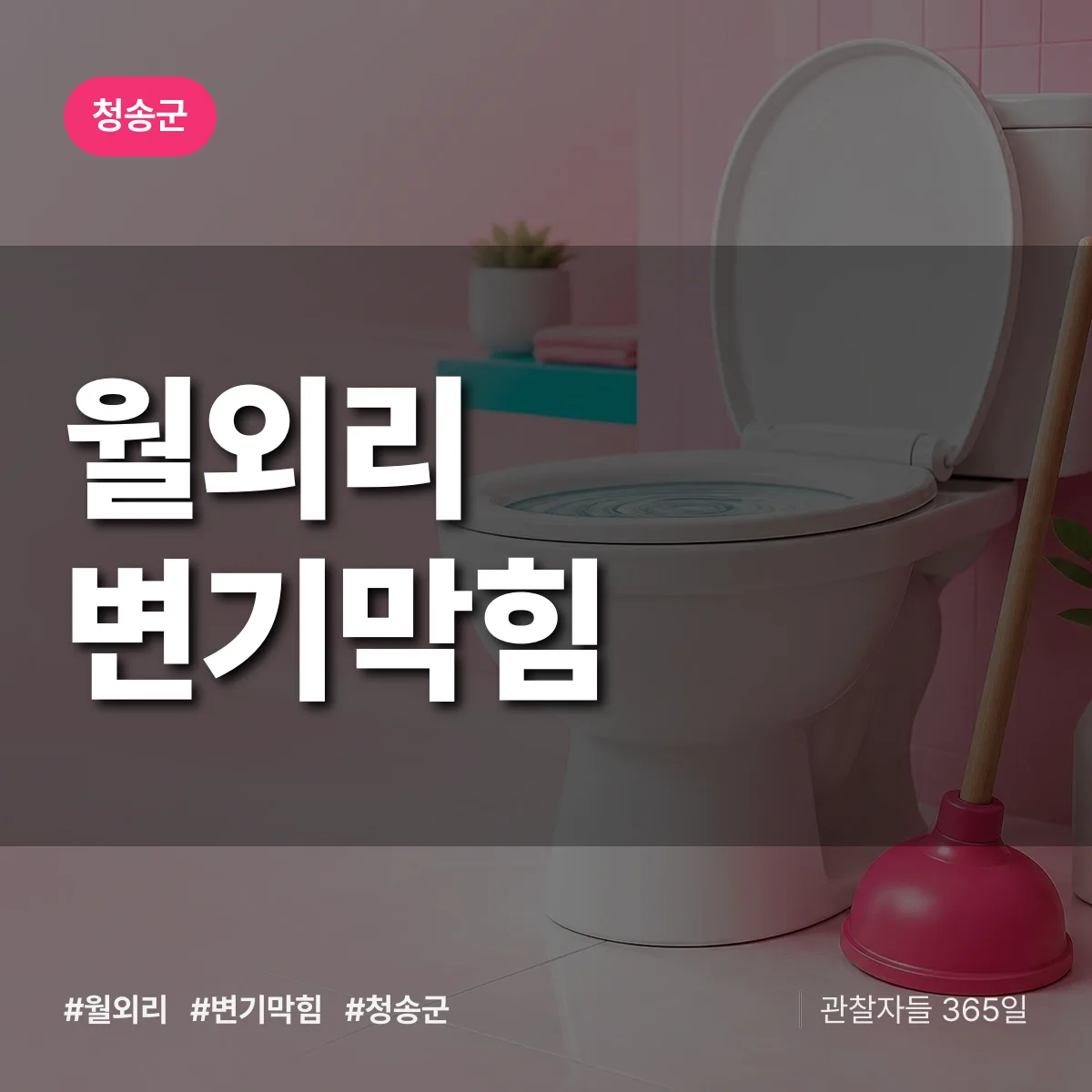 월외리 변기막힘 배너
