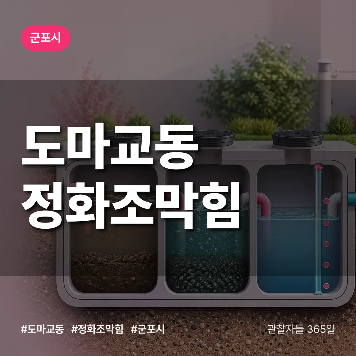 도마교동 정화조막힘 배너